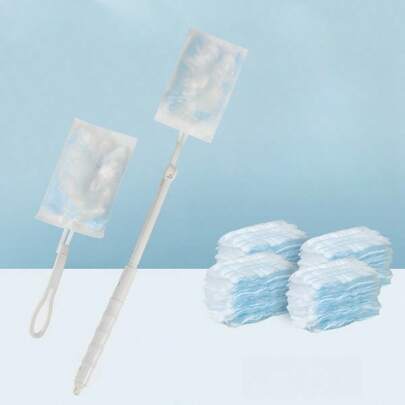 Cepillo quitapolvos electrostático desechable, herramienta de limpieza para uso doméstico y automotriz, retráctil