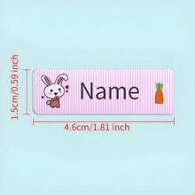 Customizable Name Stickers - Waterproof And Colorful Cartoon Design, Perfect For Labeling Personal Belongings Such As Notebooks, Pencils, Bottles, And More, Easy To Apply And Remove, Unique Ideal Gifts For Him Her, Family, Friends, Son, Daughter, School Students, Kids For Anniversaries, For Children's Day, For Birthdays School, Home,School Essentials
