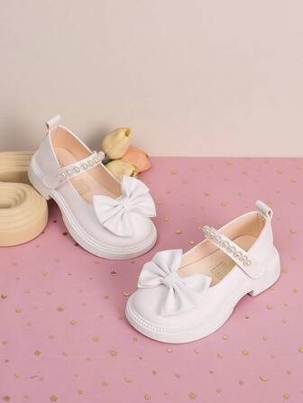 女童软底蝴蝶结鞋，2025年新款儿童高性能鞋