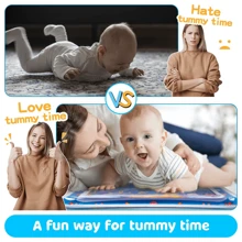 1PC Baby Water Pad Crawling Training Pat ,Baby Inflatable Pat Water Mat Climbing Mat,Thickened Children's Water Pat Cushion
