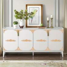 6 Stücke unfertige geschnitzte Eichenmöbel-Dekorationsleisten mit Blumenmuster, Holz Schrank Dekoration