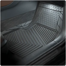 4 Piece Custom Fit Car Rubber Floor Mats - Black - 黑色 - 查看 2