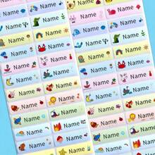 Customizable Name Stickers - Waterproof And Colorful Cartoon Design, Perfect For Labeling Personal Belongings Such As Notebooks, Pencils, Bottles, And More, Easy To Apply And Remove, Unique Ideal Gifts For Him Her, Family, Friends, Son, Daughter, School Students, Kids For Anniversaries, For Children's Day, For Birthdays School, Home,School Essentials