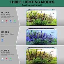 1 Piece LED Aquarium Lighting, Aquarium Light, Aluminum Alloy Aquarium Landscaping Dimmable Timer Light, Garden Light With Timer, Adjustable Brightness For Aquarium - EU C Type Plug(220-240V) - View 4