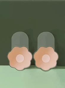 10pcs Reusable Seamless Silicone Nipple Covers, Invisible Breast Lift Tape, Anti-Slip Pasties, Solid Color Bra Accessories, 100% Silicone, Hand Washable,Easy To Clean Bra Accessories,Fits All Bust Sizes - Multicolor - View 13