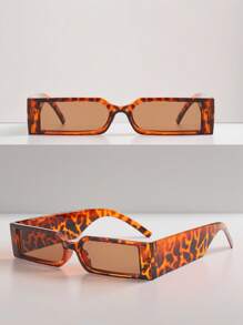 1pc, 2025 New Vintage Square Fashion Glasses For Women – Stylish Summer Accessory For Street Photography And Fashion Outfits For Summer Beach Vacation,Outdoor,Travel - Multicolor - View 3