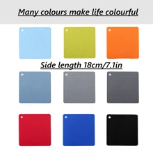 4 件装，多用途硅胶隔热垫，微波炉垫，厨房隔热垫，热菜隔热垫，餐垫，适用于火锅、碗、厨房台面，耐热 - 黑色 - 查看 7