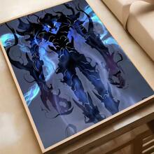 1 件无框墙面艺术海报流行 1 件 S-Solo L-Leveling 海报自粘艺术防水纸贴纸咖啡馆酒吧房间墙壁装饰可选框架