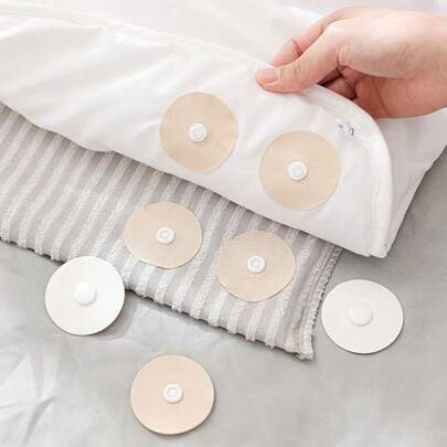 4pcs/8pcs Light And Thin Bed Sheet Fixing Buckle, Light And Thin Quilt Fixing Device, Mother And Child Buckle Anti Slip Fixing Device, Sofa Cushion Fixing Device, Pillow Anti Slip Fixing Device, Invisible Anti Slip Clip, Detachable And Reusable, Suitable For Home Bedroom Bedding