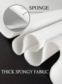 Plus Size Women Elegant Ruffle Beaded Mesh Gorgeous Festival Party White Dresses - White - View 7