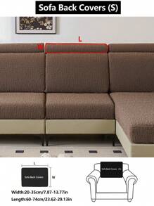 1 件可拉伸沙发垫套，四季皆宜，温暖舒适，防滑防水，时尚沙发保护套，适用于 L 型沙发 1/2/3/4 座，家居装饰，宠物友好型