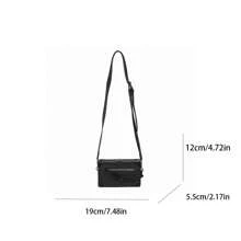 1 Male Bag, Niche Crossbody Men's Small Shoulder Bag, Japanese Men's Bag, Shoulder Bag, Box Shaped Bag, Small Square Bag, Crossbody Men's Bag Sling Bag Mobile Phone Bag Side Bag Pouch