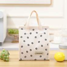 GODWOODS GODWOODS Corduroy Printed Lunch Bag Lunch Box For Women Men, Lunch Bag For Women Lunch Box Bag, Men Lunch Bag, Large Portable Insulated Lunch Bag For Women Men Adults For Work, Lunch Tote Bag Small Lunch Bag, Cooler Bag Reusable Snack Meal Sandwich Containers