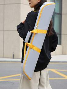 1pc Pool Cue Case Anti-Scratch, Snooker Cue Storage Bag, Black, Yellow, Red, Pool Cue Bag, Cue Joint Pool Cue Protector Player Gift, Portable Pool Cue Carrying Case Oxford, - Multicolor - View 11