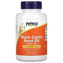 NOW Foods Black Cumin Seed Oil, 1,000 Mg, 60 Softgels - Others - View 1