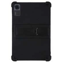 适用于小米 Redmi Pad SE 平板电脑的保护壳 安全防震硅胶支架保护套 适用于小米 Redmi Pad SE 11 英寸 2023 硅胶保护套 兼容 Redmi Pad SE 11 支架防震平板电脑保护套 儿童保护壳 柔软