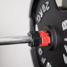 1 par de abrazaderas de barra, collares de ejercicio de uso pesado con liberación rápida, par de de barra de pesas con bloqueo profesional para entrenamiento de levantamiento de pesas, ejercicio y fitness