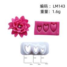 Creative 3D Flower Petal Ornament Earring Pendant Making Soft Clay Mold Clay Knives Polymer Clay Earring Making DIY Mold Tools Polymer Clay Knives Polymer Clay Cutter