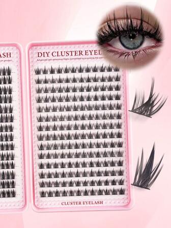 392 件/28 排漫画睫毛簇，漫画睫毛簇，动漫簇睫毛延长簇，睫毛自然外观睫毛，仙女睫毛簇，漫画单根睫毛，适合初学者，640/448/576/570/544/560/240/184/120 件