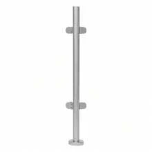 SENDERPICK Stainless Steel Railing Fence Pole Corner Post Stainless Steel Column Stair Handrail Railing Outdoor Shopping Mall Home Handrail - Silver - View 9