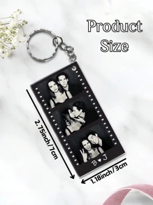 1 Stück personalisierter Foto-Schlüsselanhänger, personalisierter Foto-Anhänger, einzigartiges Souvenir, personalisierter Foto-Schlüsselanhänger, Geschenk für Freunde, Familie, Geburtstagsgeschenke, Ostergeschenk, Valentinstags-Geschenk, personalisierte, individuelle Geschenke, Paar-Geschenke, geeignet für Zuhause, Büro, Autoschlüssel usw., Valentinstag Geschenk für Männer, Freund-Geschenk, personalisiertes Accessoire, Rucksack-Anhänger