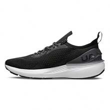 Under Armour Unisex Charged Quicker Running Shoes - 黑色和灰色 - 查看 5