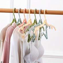 1/3/5 Packs Plastic Folding Travel Hangers With Clips - Non-Slip, Portable Hangers, Multi-Purpose Small Drying Hangers For Business Trips, Hotels, Travel, Travel, Portable Sock Clips For Hanging Suits, Pants, Shirts, Socks - Space-Saving, Multi-Purpose Hangers For Home And Travel Bedroom Clothes Storage Organizer Closet Organization And Storage