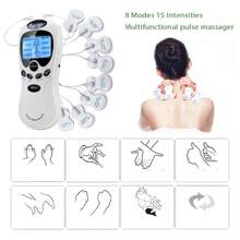 8 Modes 15 Intensities Body Therapy Massager, Digital Meridian Pulse Therapy Device, EMS TENS Muscle Stimulator, Full Body Massager With 8 Electrode Pads, Best Price - Multicolor - View 12