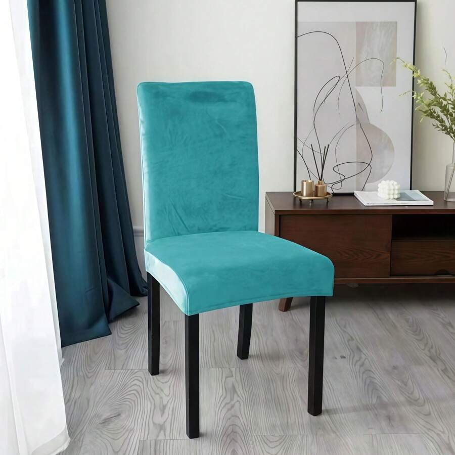 Chair Cover, Backrest, Integrated Elastic Seat Cover, Dining Table And Chair Cushion Set, Household Stool Cover, Simple And Universal For All Seasons - Protection Of Tables And Chairs - Universal For All Seasons - Simple Style - Elastic Material