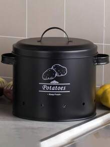 1 Juego de Contenedores de Almacenamiento de Frutas y Verduras Ventilados, Cajas Multiusos de Almacenamiento de Alimentos para Papas, Cebollas, Ajo, Organizador de Cocina y Accesorios