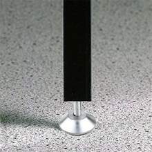 16/32PCS 30 Bottom M6 Adjustable Screw Furniture Legs Display Cabinet Foot Pad Sofa Table Foot Pad Rack Screw Pad Support Foot - Black - View 12