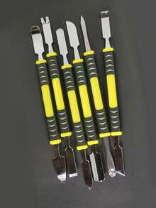 6pcs Metal Pry Bar Cellphone Repair Tool Set, Suitable For Disassembling Tablets, Opening Shells And Disassembling Mobile Phones - Multicolor - View 9