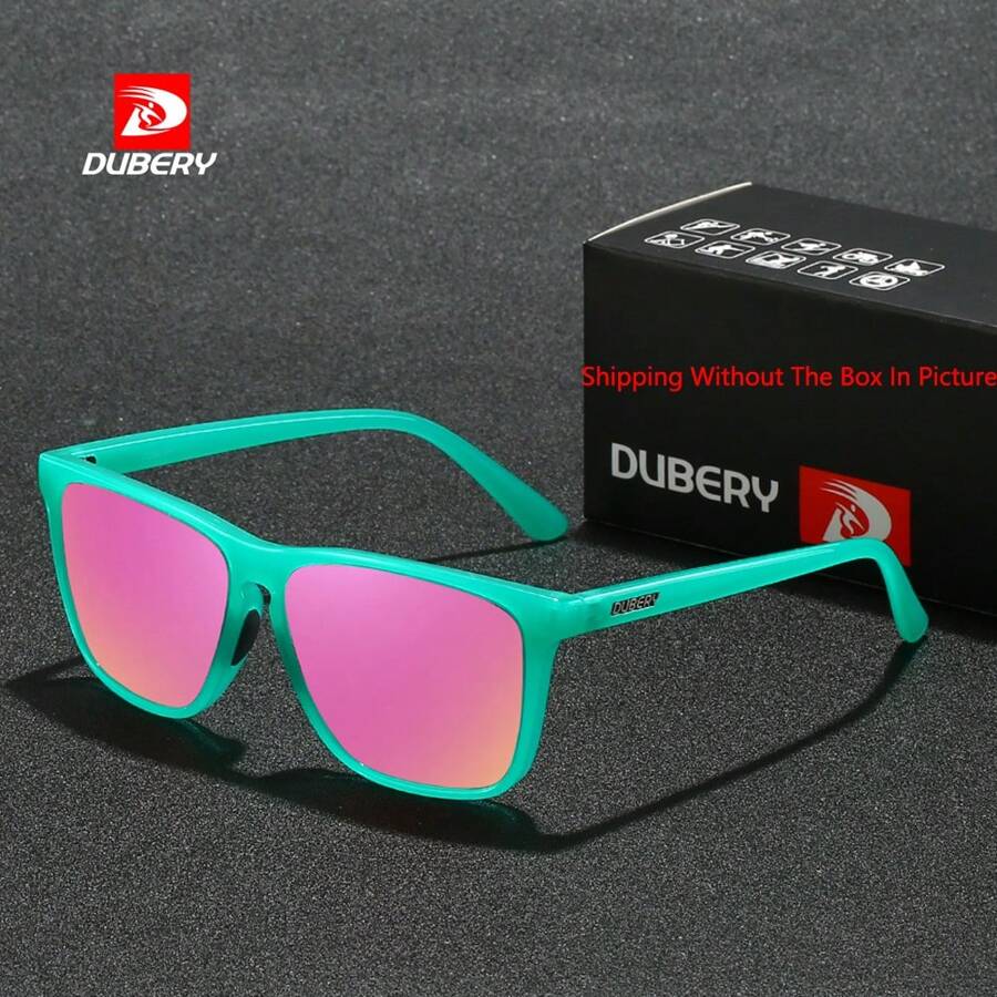 DUBERY Modische Vollrand-Brillen für Herren und Damen, 14 Farben, Modell 108, Versand ohne die Box auf dem Bild, für Sommer, Strand, Outdoor, Reisen - Verschiedenfarbig - Übersicht 1