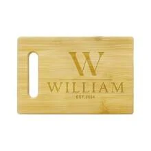 Custom Engraved Bamboo Cutting Board, Fun Custom Cutting Boards For Family Members, Personalized Cutting Boards Gifts, Cutting Boards For Wedding, Anniversary, Birthday, Housewarming, Engagement, Party, New Home Gift Couple, Fathers Day, Mother's Day, Christmas - Multicolor - View 10