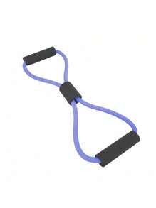 1 pezzo Esercitatore multifunzionale a forma di 8 per donne, fasce di resistenza per allenamento a casa, yoga, stretching spalle, perdita peso, modellatura del corpo, accessori palestra per vita e addome