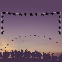 1pc Congratulations Graduation Theme Party Decorative Banner Gifts Birthday