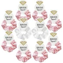 10pcs Multi-Color Elastic No-Damage Hair Ties, Suitable For Women, Bachelorette Party, Wedding, Bridesmaid Gifts, Hair Accessories, Scrunchy Hair Ties Scrunchies