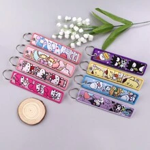 Sanrio 1st Hello Kitty & Animal Theme Sleutelhanger Set: Meerdere ontwerpen, levendige kleuren, duurzaam materiaal, geschikt voor verzameling en dagelijks gebruik, voegt persoonlijke charme toe! Perfecte cadeaukeuze, straalt zoete aura uit!