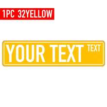 Customizable Metal Street Signs, Classic Style Personalized Name Or Information Plates, 16x4 Inches, Universal Mounting, No Electricity Required, Suitable For Indoor And Outdoor Use, Available In Various Colors - Multicolor - View 9
