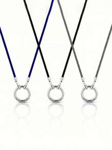 1pc Eyewear Chains, Minimalist Shoulder Strap Chain Style Fashion Glasses Frame With An Open Circular Eyewear Chain