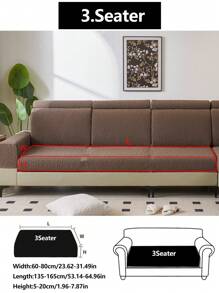 1 件可拉伸沙发垫套，四季皆宜，温暖舒适，防滑防水，时尚沙发保护套，适用于 L 型沙发 1/2/3/4 座，家居装饰，宠物友好型