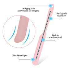 Silicone Spatula, Batter Mixing Spatula, Jam Spreader, Cake Cream And Butter Baking Spatula, Non - Stick And Heat - Resistant Silicone Can Scraper, Mixing And Stirring Spatula, Flexible Baking And Cooking Tool For Mixing And Scraping - Multicolor - View 9