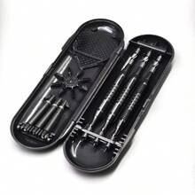 GOODARTS - Pure Black Darts Set - 3 Pcs Professional Business Gift With Plastic Casing, 3 Plastic Replacement Shafts, 3 Spring Rings