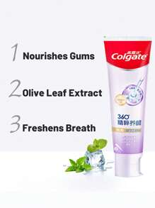 colgate 360‌°‌ Gum Care Nourishing Toothpaste, Gum-Healing, Stain Removal, Olive Leaf Extract, Reduces Oral Inflammation, Freshens Breath, 1 Pc (120g/4.23 Oz ) - Gum Care - View 4