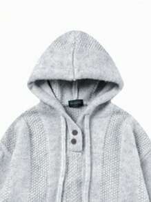 South Korea Hooded Woolen Sweater Women's Autumn Winter Brand 2025 New Loose Twist Hooded Pullover Sweater