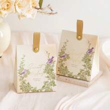 5 Stücke kreative chinesische Vogeldesign Hochzeitsbevorzugungsbox, Geschenkbox für Süßigkeiten, Schokolade, Präsente Verpackung