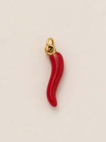 1Pc Personalized Stainless Steel Pendant, DIY Jewelry Accessories, Drip Oil Coating Pattern, Suitable For Bracelets, Necklaces, Earrings
