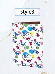 Sanrio Cartoon Sanrio Passport Holder Kitty Cat  Dog PU Passport Case Passport Holder ID To Print Travel Accessories Supplies Travel Essentials Travel Must Haves Holiday Essentials Holiday Travel Bag