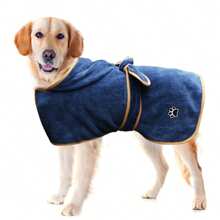 Dog Lover And Dog Mom Love Bathrobe, Cat/Dog Lover Gift And Dog/Cat Mom Love Pet Sleepwear, Absorbent Towel Robe, Hooded, Warm, Paw Print Embroidery, Tie Waist, Super Soft Fabric, Suitable For Small Medium Large Dog Lover And Dog Mom Loves