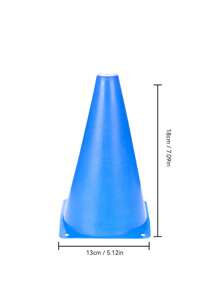 10pcs/Soccer Cones, 7inch Soccer Cones, Orange Plastic Traffic Cones, Basketball Soccer Skating Practice Cones, Disc Obstacles